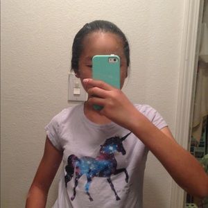 galaxy unicorn tee
